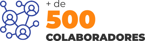 + de 500 colaboradores