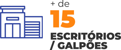 + de 15 escritórios e galpões