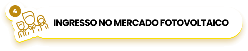 Ingresso no mercado fotovoltaico